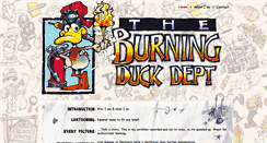 Desktop Screenshot of burningduck.co.za